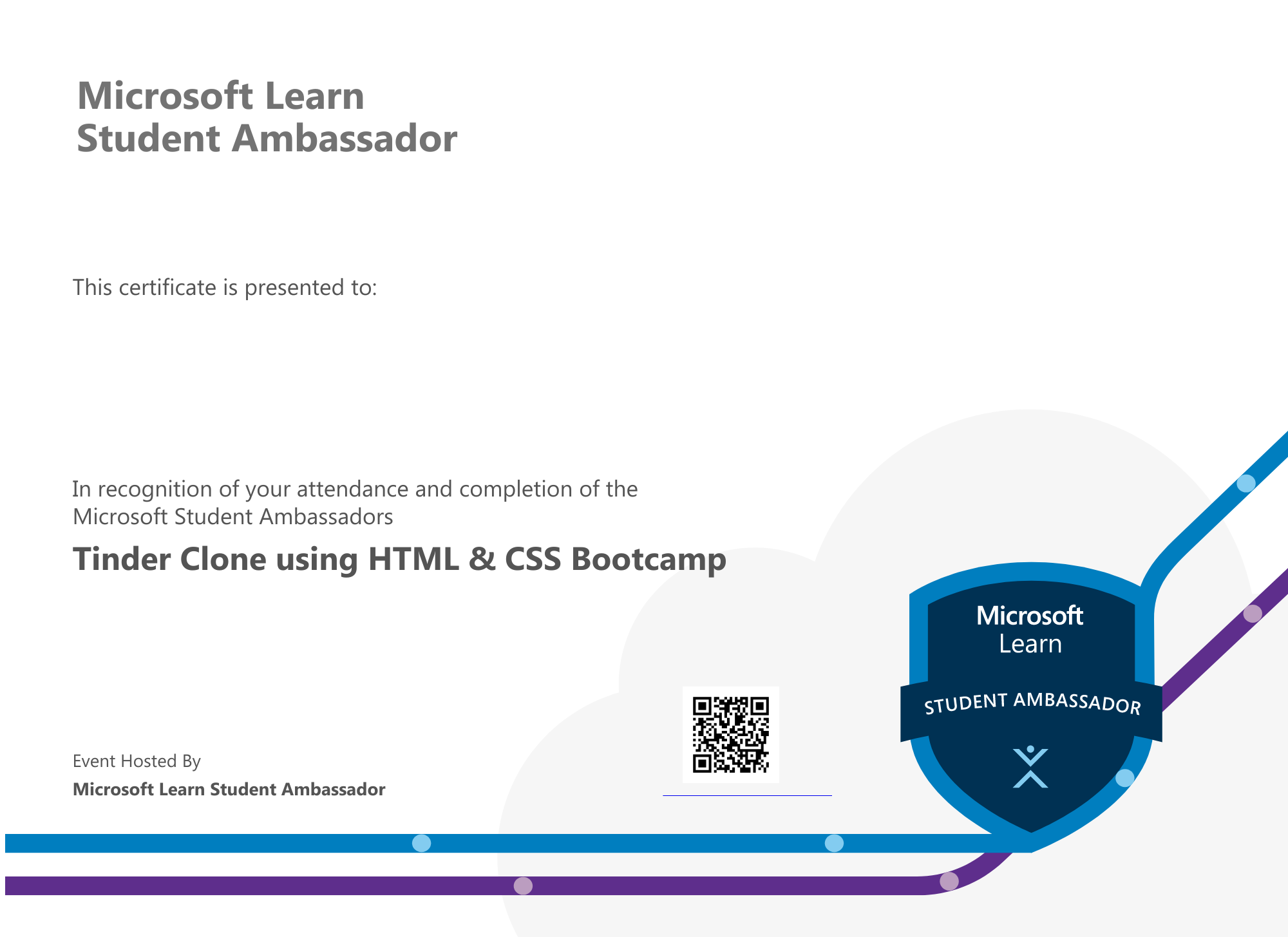 Tinder Clone using HTML & CSS by Microsoft Learn Student Ambassador